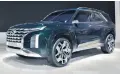  ?? HYUNDAI ?? The Grandmaste­r will top the Hyundai utility lineup and likely arrive in late 2019 as a 2020 model.