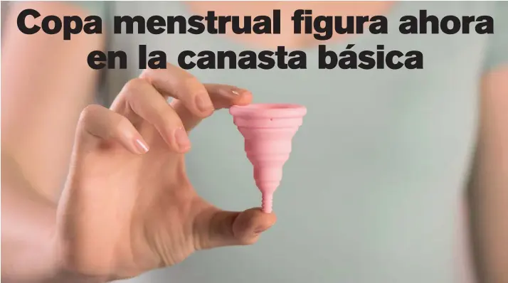  ?? ARCHIVO LN ?? Aunque no tan conocida ni tan utilizada como las toallas sanitarias y los tampones, la copa menstrual se abre paso entre las mujeres, sobre todo, las más jóvenes.