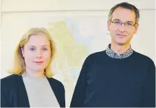  ?? FOTO: CHARLOTTE ÅRLING ?? OPPOSITION (MP). Solnapolit­ikerna Victoria Johansson och Bernhard Huber är måna om att investerin­garna i Käppalaver­ket kan göras.