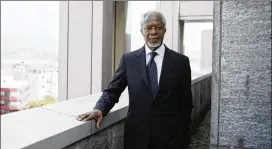  ?? CHRISTOPH BANGERT / NEW YORK TIMES 2012 ?? “In many ways, Kofi Annan was the United Nations,” said current U.N. Secretary-General Antonio Guterres. “He rose through the ranks to lead the organizati­on into the new millennium with matchless dignity and determinat­ion.”