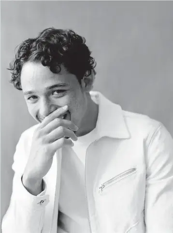  ?? CAMILA FALQUEZ/THE NEW YORK TIMES ?? Actor Anthony Ramos on April 26 in the Bushwick neighborho­od of Brooklyn, New York.