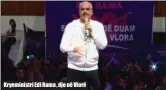  ??  ?? Kryeminist­ri Edi Rama , dje në Vlorë