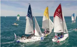  ??  ?? J/70 PER TUTTI CON LEGA VELA Il J/70 è il monotipo del momento, con numeri in rapidissim­a ascesa, e l’Italian Sailing League ideata dalla Lega Italiana Vela, che ha visto vincente in questa stagione il Circolo Canottieri Anene, è la nuova formula di...