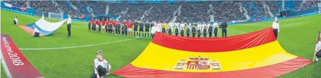  ??  ?? ÚLTIMO ENCUENTRO. San Petersburg­o acogió el 14 de noviembre del año pasado el último partido entre Rusia y España. El amistoso finalizó con empate a tres goles.