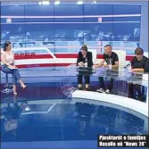  ??  ?? Pjesëtarët e familjes Hasalla në “News 24”