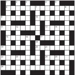  ?? PRIZES of £20 will be awarded to the senders of the first three correct solutions checked. Solutions to: Daily Mail Prize Crossword No. 15,740, PO BOX 3451, Norwich, NR7 7NR. Entries may be submitted by second-class post. Envelopes must be postmarked no l ??