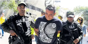  ?? RAFAEL POLO Y ARCHIVO ?? Tomás Manuel Maldonado Cera fue capturado en el barrio Bellarena por su relación con el feminicidi­o.