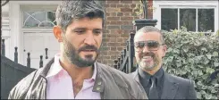  ?? ?? FINAL CHANCE AT LOVE: The singer’s last boyfriend, hairdresse­r Fadi Fawaz, found George Michael dead — of liver disease and heart failure — at his home on Christmas Day in 2016.