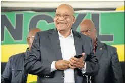  ?? Picture: FILE ?? CAPTURED STATE: President Jacob Zuma wants his ‘day in court’