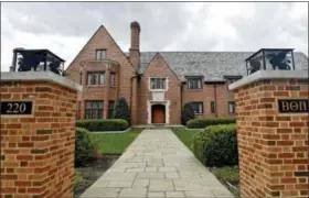  ?? ABBY DREY — CENTRE DAILY TIMES VIA AP, FILE ?? Penn State’s former Beta Theta Pi fraternity house on Burrowes Road sits empty after being shut down in State College, Pa.