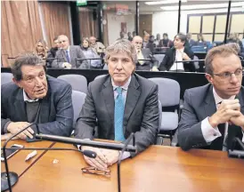  ?? S. filipuzzi/archivo ?? Boudou, cuando declaró por los papeles truchos