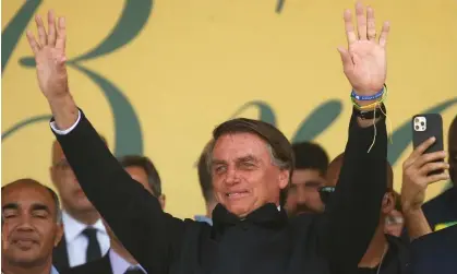 ?? Photograph: Wagner Meier/Getty Images ?? ‘The danger is that Jair Bolsonaro regards the actual vote as something of an irrelevanc­e.’