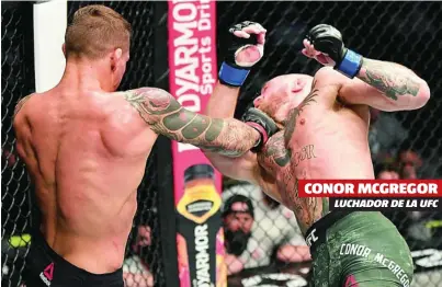  ??  ?? CONOR MCGREGOR LUCHADOR DE LA UFC