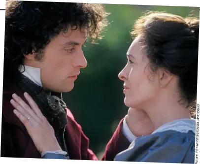  ?? Picture:SVENARNSTE­IN/STAYSTILL/PHOTOSHOT ?? Passion in Eliot’s Middlemarc­h: Rufus Sewell and Juliet Aubrey in the screen adaptation