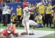  ?? HYOSUB SHIN / HSHIN@AJC. ?? Alabama’s Jerry Jeudy averaged 17.2 yards a catch over three seasons. “Jeudy in the slot is very tough to deal with,” ESPN draft analyst Mel Kiper said.