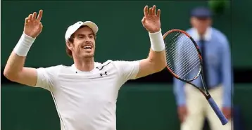  ??  ?? -, -, - : Andy Murray l’Écossais redevient le roi de Wimbledon.