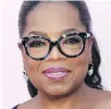  ??  ?? Oprah Winfrey