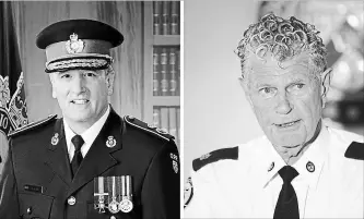  ?? STAR WIRE PHOTOS ?? Brad Blair, left, was interim OPP head until going public with complaints about the hiring of Ron Taverner.