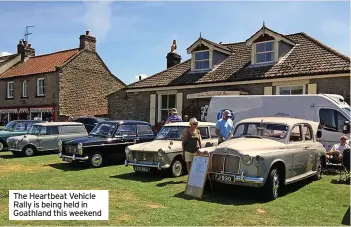  ?? ?? The Heartbeat Vehicle Rally is being held in Goathland this weekend