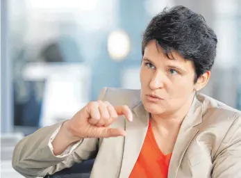  ?? FOTO: ROLAND RASEMANN ?? GIZ-Vorstandss­precherin Tanja Gönner erhofft sich Einigkeit in Hamburg.