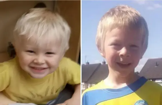  ?? (PA) ?? Casper and Corey Platt-May, aged two and six respective­ly, died in hospital after they were hit by a car on Thursday