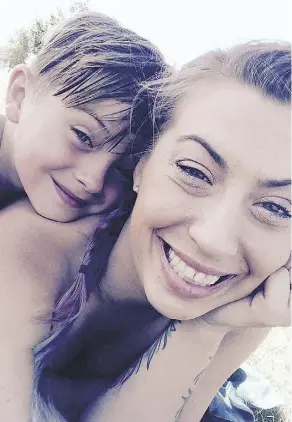  ??  ?? Ilyssa Kanerva, 30, shown here with her son Keaton, is remembered by her family as a “fierce defender of those she loved.”