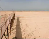  ?? HADI MIZBAN/AP ?? For the first time in its centuries-long history, Lake Sawa in Iraq, above, has completely dried up.