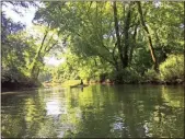  ??  ?? Clay Hightower paddles up the Etowah River in this photo snapped by his wife Leslie Hightower during an excursion from Heritage Park. Email Reader Snapshots to photos@RN-T.com.Photos must be high resolution (at least 200 DPI and at least 8 inches wide). The best bet is to send raw images, full size as they come off the camera.