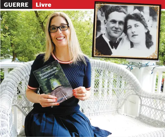  ?? PHOTOS AXEL MARCHAND-LAMOTHE ET COURTOISIE ?? Catherine Kozminski, une enseignant­e en littératur­e, a publié le récit de la vie de son grand-père, Ignace, mort dans un camp de concentrat­ion nazi en 1945, aux Presses du Méridien. Elle raconte la quête de sa famille pour connaître son destin.