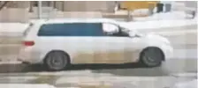  ?? CPS ?? This white van was possibly used in an attempted child abduction along Saddlebroo­k Drive N.E. around 12:45 p.m. on Friday.