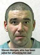  ?? ?? Steven Morgan, who has been jailed for attacking his dad