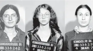  ?? HBO ?? Mugshots of members of the Jane Collective who were arrested in 1972, the year before the U.S. Supreme Court legalized abortion.