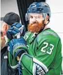  ?? PHOTO COURTESY FLORIDA EVERBLADES • TWITTER ?? Former Newfoundla­nd Growlers’ captain Todd Skirving is back in the ECHL Eastern Conference Finals, however, it’s in an unfamiliar jersey. Skirving is instead back in the conference finals with the Florida Everblades this time.