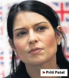  ??  ?? &gt; Priti Patel