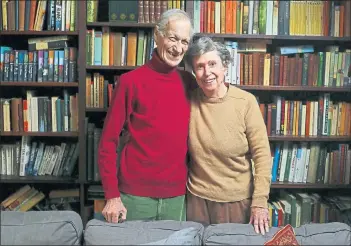  ?? Picture: Colin Mearns. ?? „ Wee Stinker compiler John Mckie and his wife Lorna pictured at their home in Glasgow.