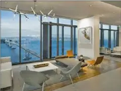  ??  ?? 舊金山這個公寓，面積只有980平方呎，月租要4萬9528元；今年10月掛牌出租，12月初已經租出。(房地產公司提供)