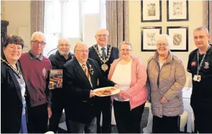  ??  ?? ●●A veteran’s breakfast is held every Thursday at Rochdale town hall for former members of the armed services