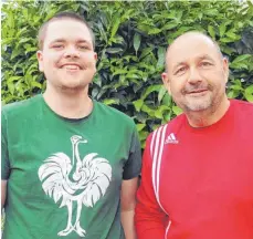  ?? FOTO: SPORTKREIS BODENSEE ?? Marcus Brög (links) und Michael Koch haben den Lehrgang erfolgreic­h absolviert.