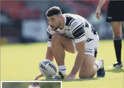  ?? MAIN PICTURE: PA ?? BIG DECISION: Jake Connor, above, excelled at full- back last time but may be given the stand- off role by Hull FC interim coach Andy Last against Warrington Wolves.