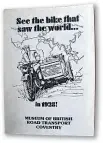  ??  ?? This little booklet about Stanley Glanfield’s epic journey on his 1927 Rudge combinatio­n is wonderful. The bike itself is on display at the Coventry Transport Museum.