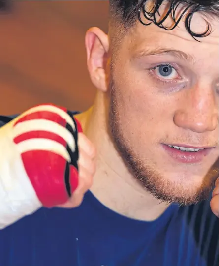  ??  ?? John Docherty will be based in Essex after signing a profession­al deal with Matchroom Boxing.