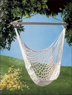  ?? BOSTON HERALD / PIER1.COM ?? Hammock Swing Chair