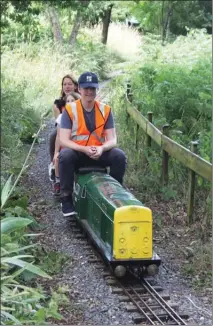  ?? ?? ABOVE: Making a return visit to the Ascot Locomotive Society on 3rd July, having previously visited in 2001, Jonathan James found Class 20 bo-bo locomotive ‘Percy Hathaway’ in action on the ground level line – the Society, based close to the famed horse racing venue, has 3½, 5 and 7¼ inch gauge tracks.