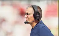  ?? Darron Cummings / Associated Press ?? UConn coach Randy Edsall watches during the first half of an NCAA football game against Indiana on Sept. 21, 2019, in Bloomingto­n, Ind.