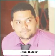  ??  ?? John Holder