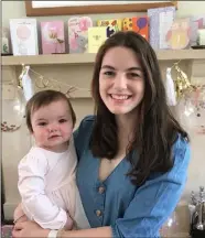  ??  ?? Francesca celebratin­g her first birthday with her mum, Catriona.