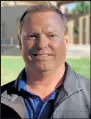  ?? Jack Harvel / The Fort Morgan Times ?? Shawn Greenwell stands for a portrait in City Park in downtown Fort Morgan on Thursday, Oct. 29. He is running as an independen­t candidate for District 1 Morgan County Commission­er in the Nov. 3 election and faces incumbent Mark Arndt.