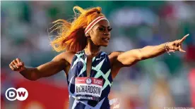  ??  ?? Sprinter Sha'Carri Richardson will miss the Olympics after testing positive for cannabis