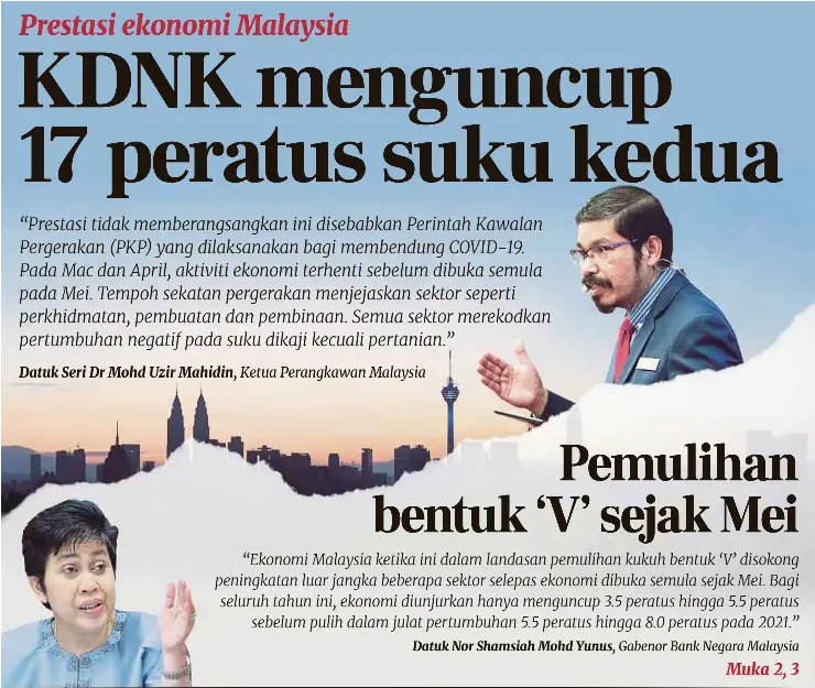 Kdnk Menguncup 17 Peratus Suku Kedua Pressreader