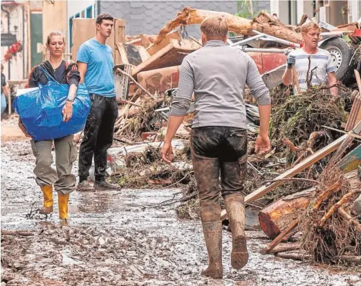  ?? // AFP ?? Altenahr, una de las localidade­s arrasadas por el temporal en el estado de Renania-Palatinado